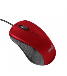 Ratón USB COOL ROJO