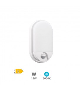 Aplique pared ovalado LED Doko con senso