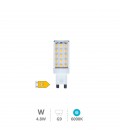 Bombilla LED SMD 4,8W G9 6000K