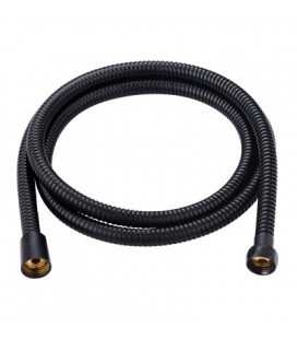 FLEXO DUCHA INOXIDABLE 1,8M NEGRO