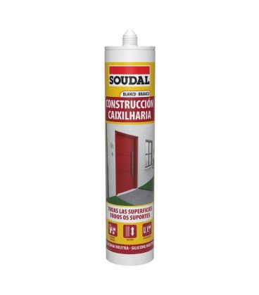 SOUDAL SILICONA NEUTRA CONSTRUCCIÓN BLAN