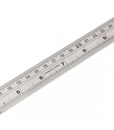 REGLA DE ACERO INOXIDABLE METRICO 60CM