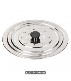 TAPADERA ANTIVAHO INOX PARA DIAM.22-24-2