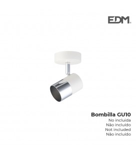 FOCO "MOON" 1 ELEMENTO BLANCO HUESO