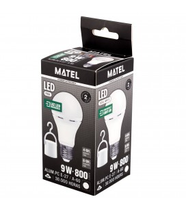 BOMBILLA LED MATEL ESTANDAR EMERGENCIA 9