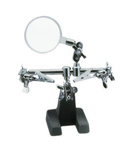 Soporte articulado con lupa